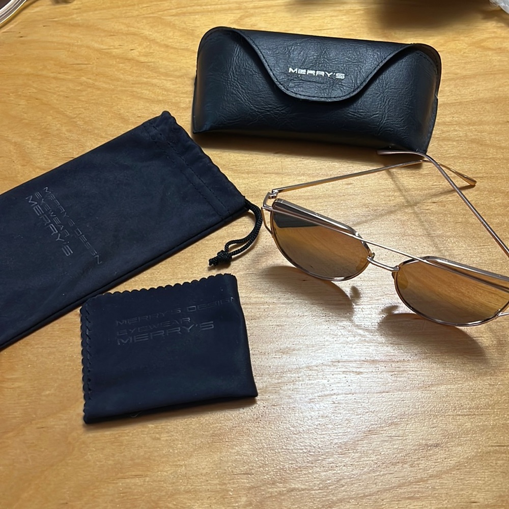 SALE Rose Gold Sunglasses